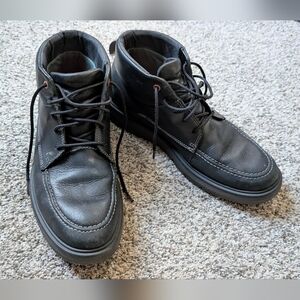 Clarks Un Map Mid Gtx GORE-TEX 261367957100 Black Leather men's boots size 11